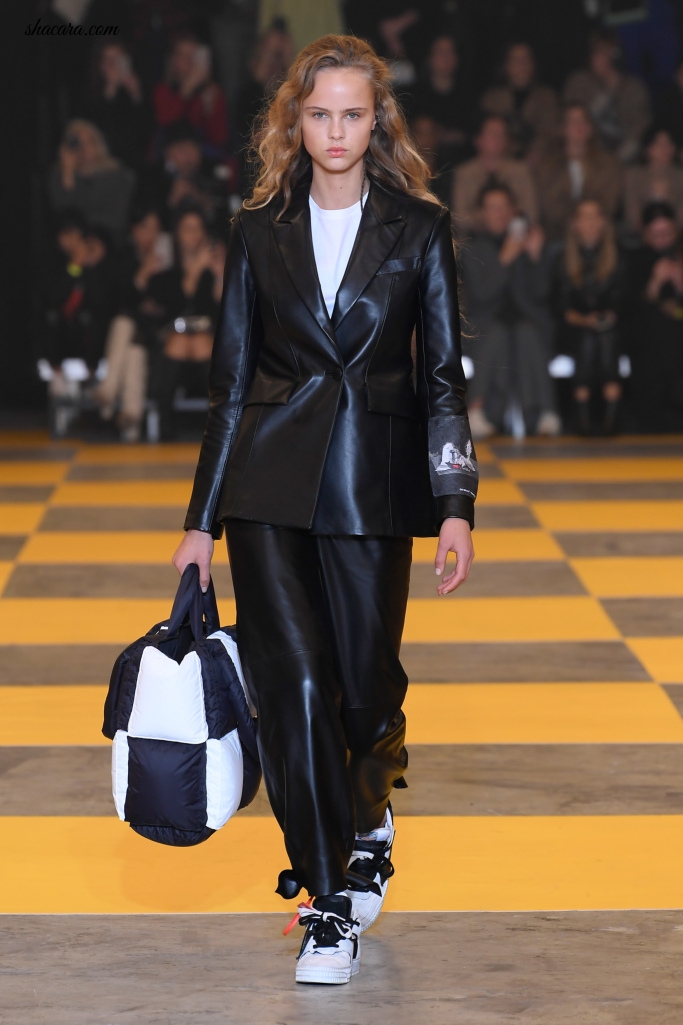 Paris Fashion Week: Off-White’s RTW Fall 2019 Was A Mixture Of Minimalism And Glamour