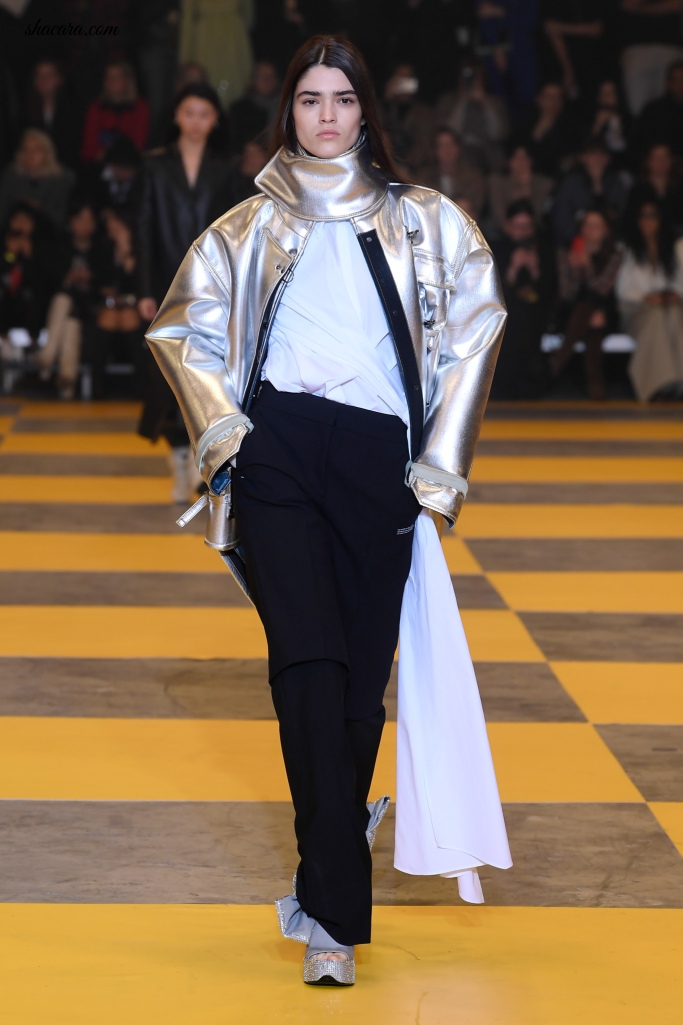 Paris Fashion Week: Off-White’s RTW Fall 2019 Was A Mixture Of Minimalism And Glamour