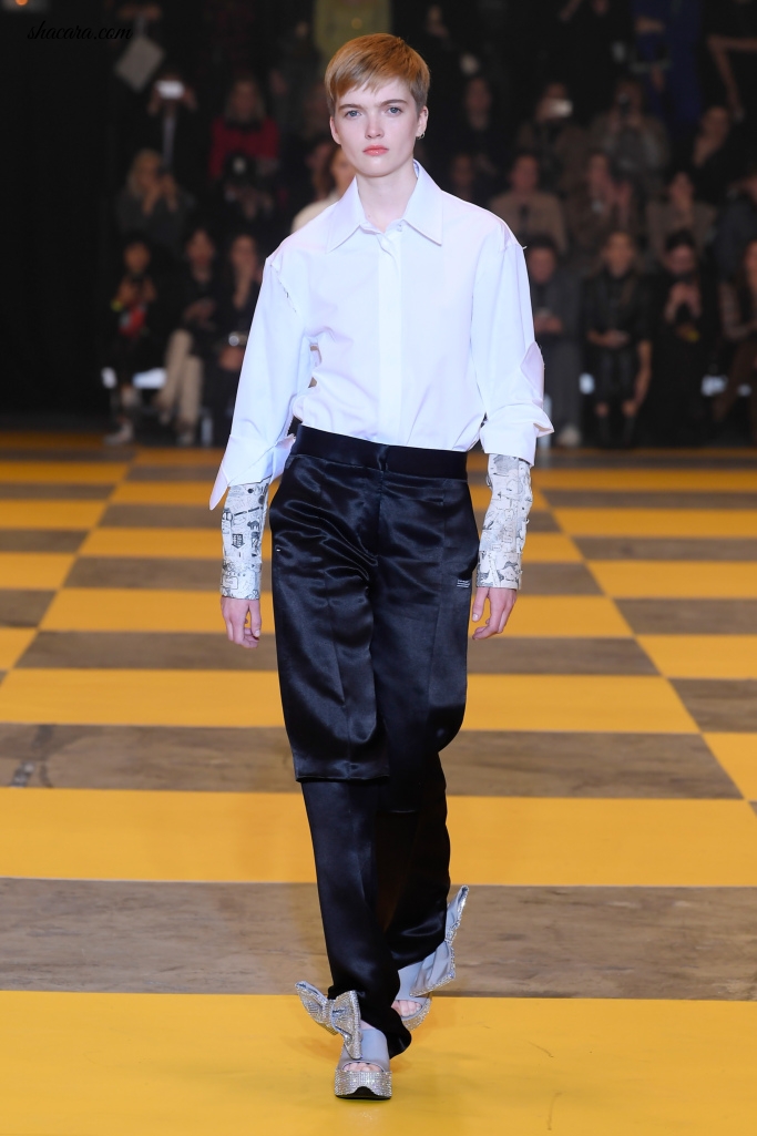 Paris Fashion Week: Off-White’s RTW Fall 2019 Was A Mixture Of Minimalism And Glamour