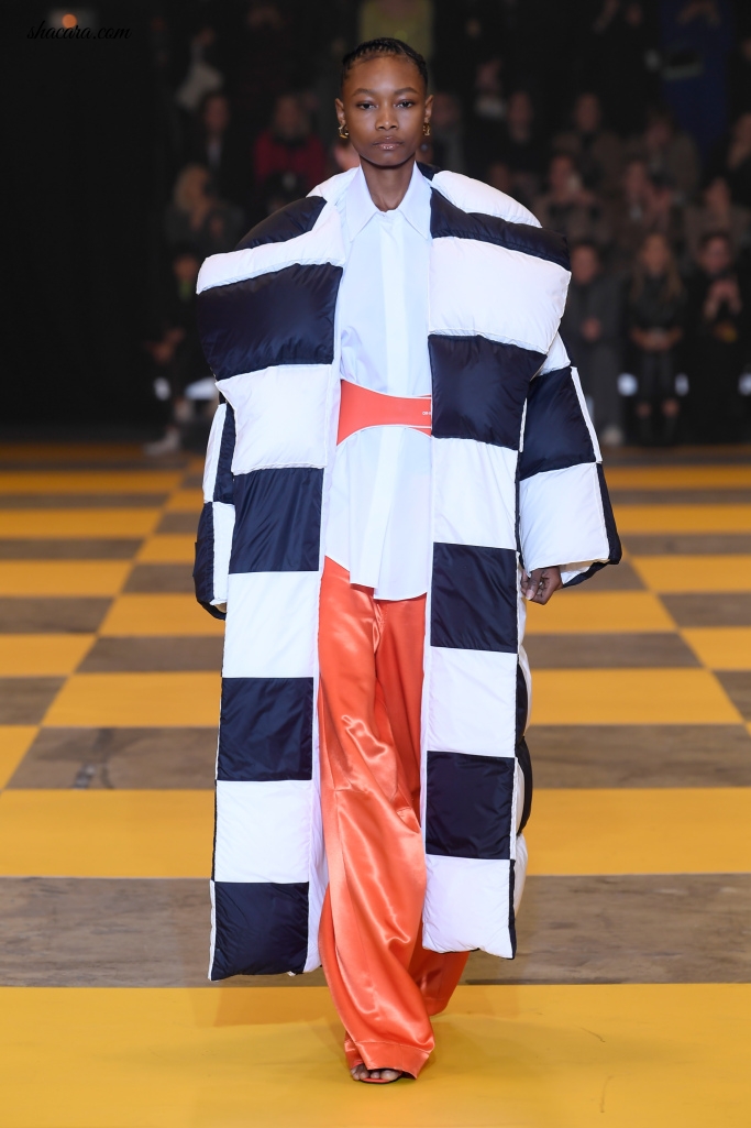 Paris Fashion Week: Off-White’s RTW Fall 2019 Was A Mixture Of Minimalism And Glamour