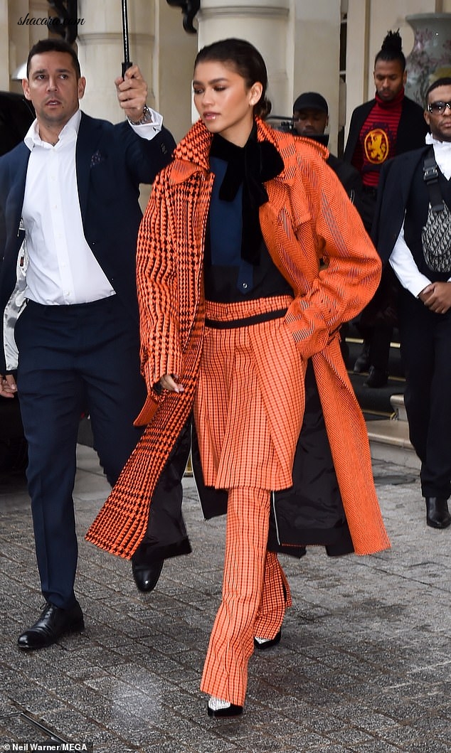 Zendaya Is Slaying Paris Fashion Week In The Most Gorgeous Monochrome Ensembles