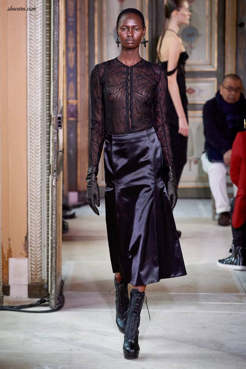 #SuzyPFW: Yohji Yamamoto And Olivier Theyskens Go Back To Black
