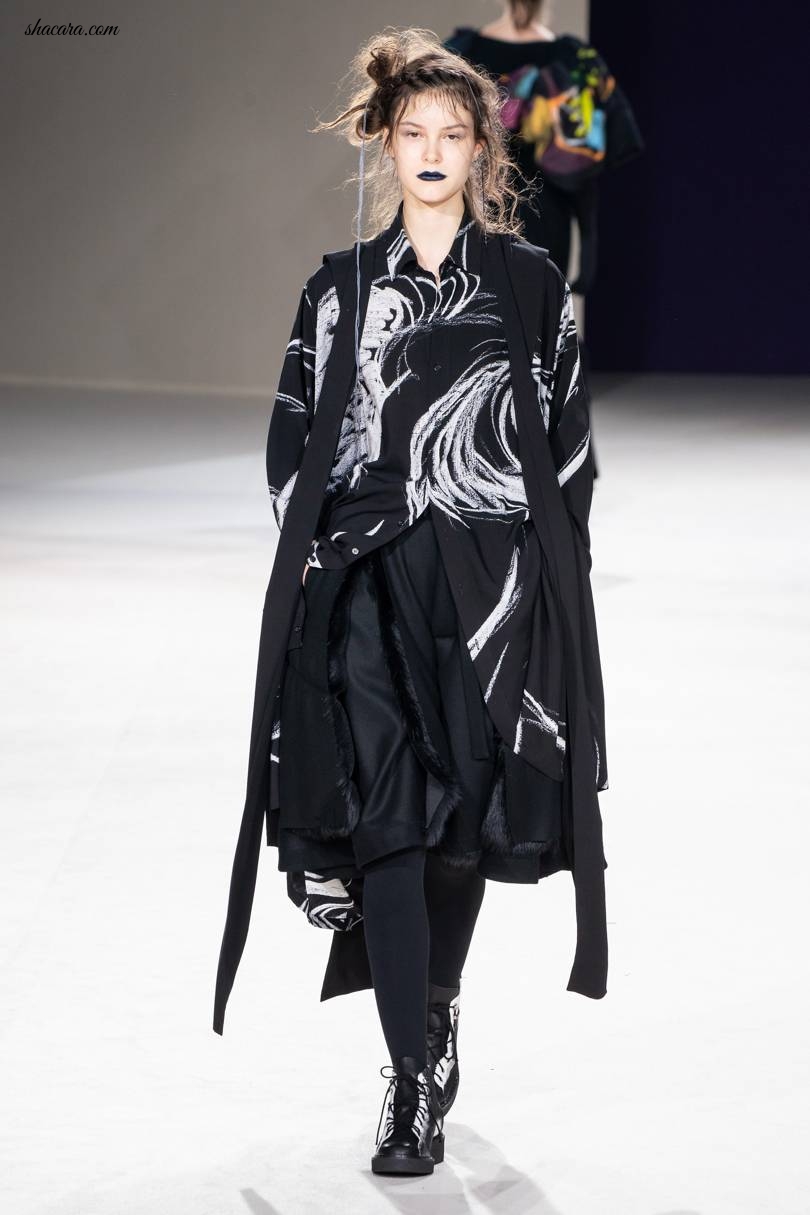 #SuzyPFW: Yohji Yamamoto And Olivier Theyskens Go Back To Black