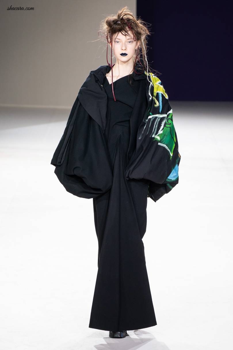 #SuzyPFW: Yohji Yamamoto And Olivier Theyskens Go Back To Black