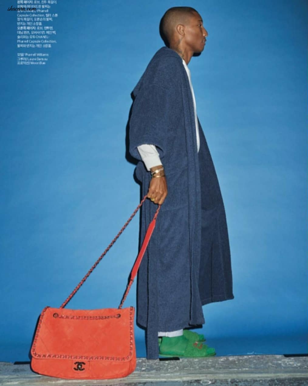 Pharrell Williams Covers The April 2019 Issue Of Harper’s Bazaar Korea