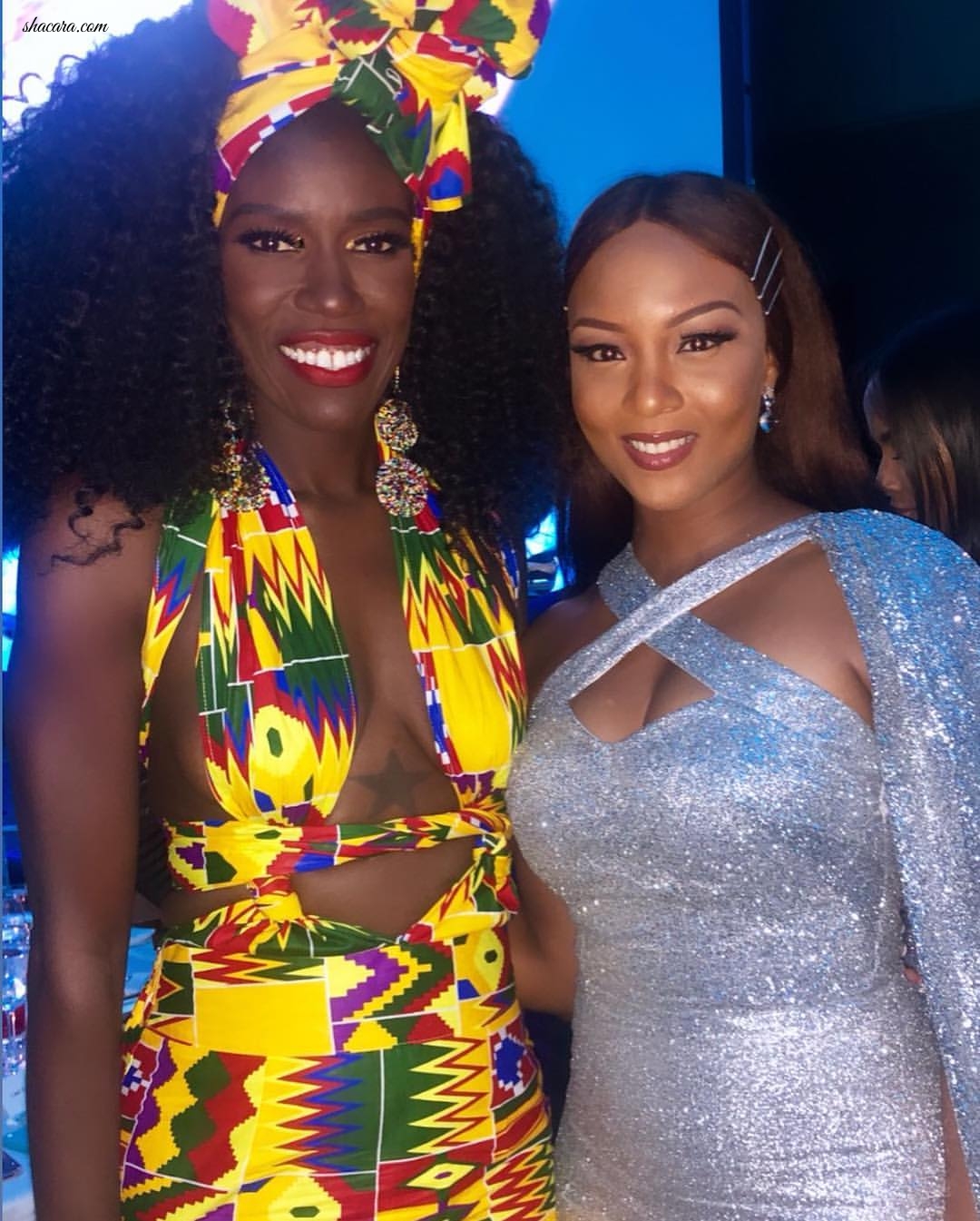 Osas Ighodaro Ajibade Looks Angelic In This Sparkling Gown At The 2019 WASH Gala