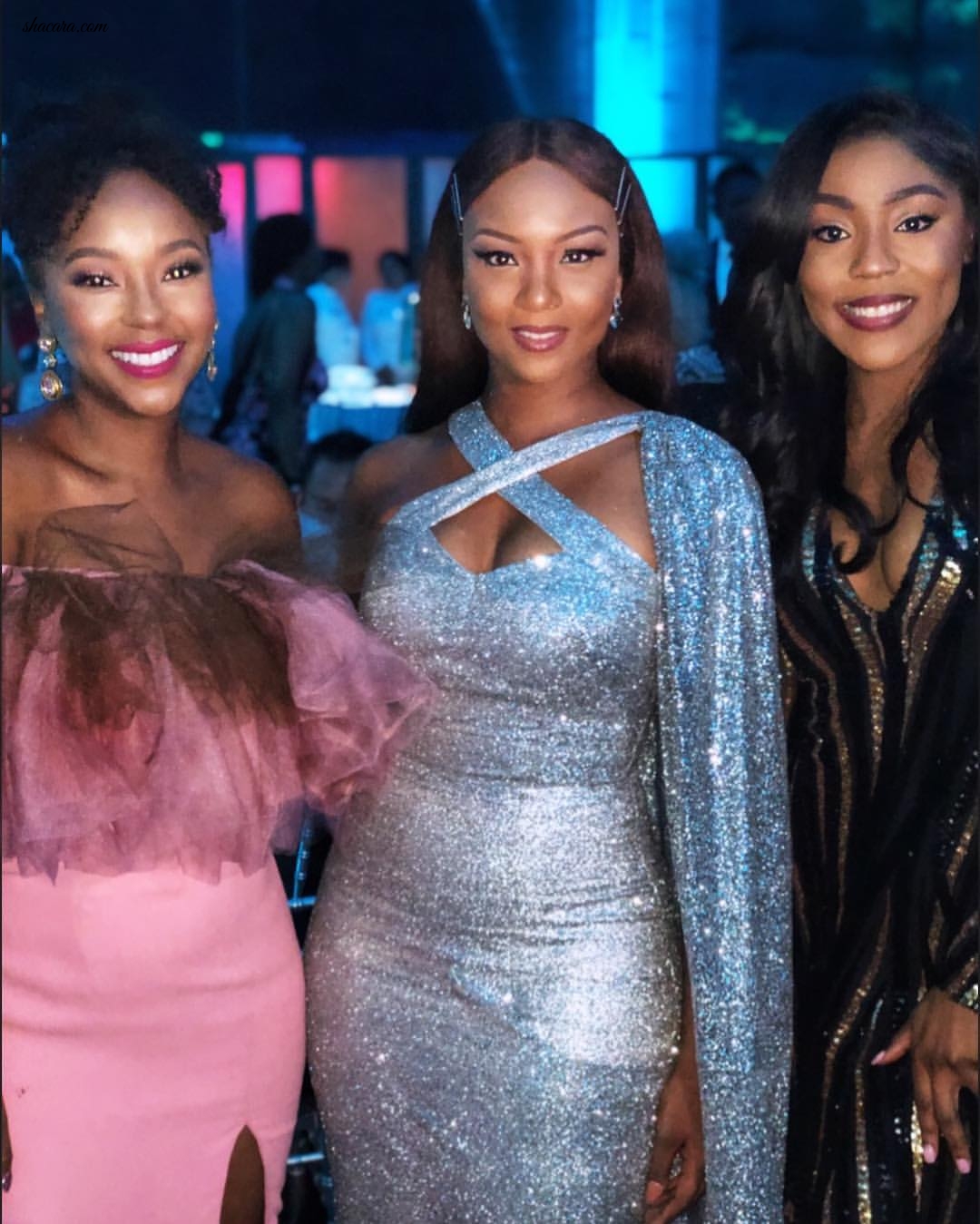Osas Ighodaro Ajibade Looks Angelic In This Sparkling Gown At The 2019 WASH Gala