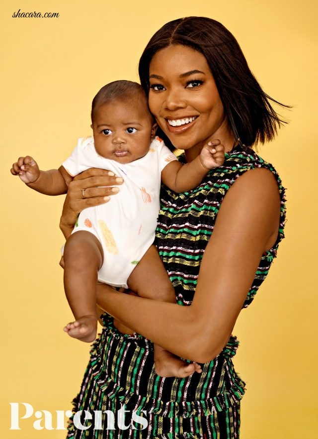 Gabrielle Union And Baby Kaavia James Pose For The May Issue Of Parent Magazine