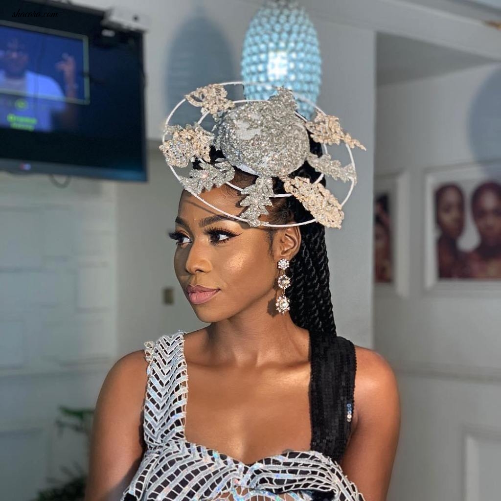 Sheer Glory! Lilian Afegbai Turns Heads In 2207 by TBally’s Pretty Lace Dress