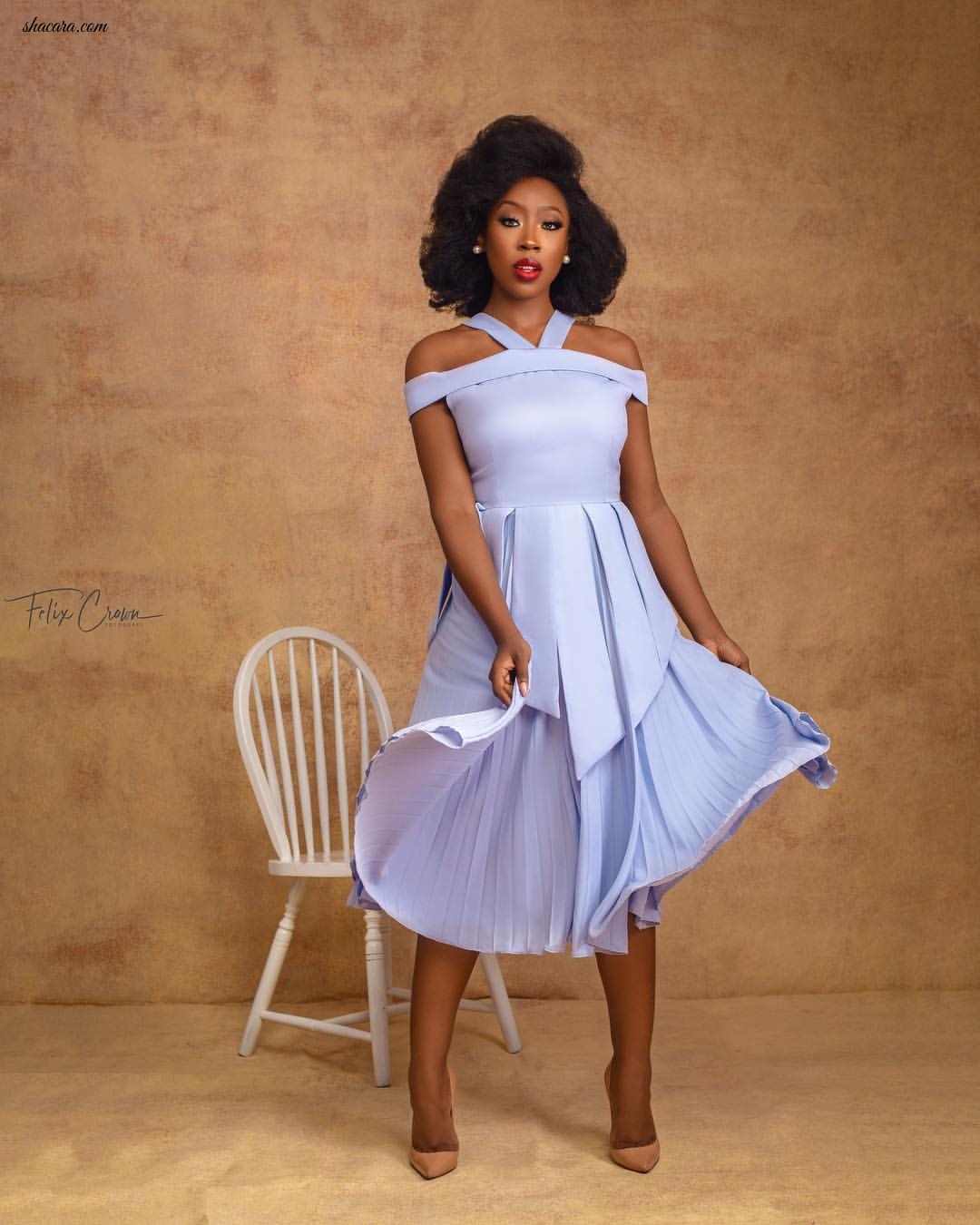 Beverly Naya Channels Old Hollywood Glamour In Gorgeous New Photo Shoot