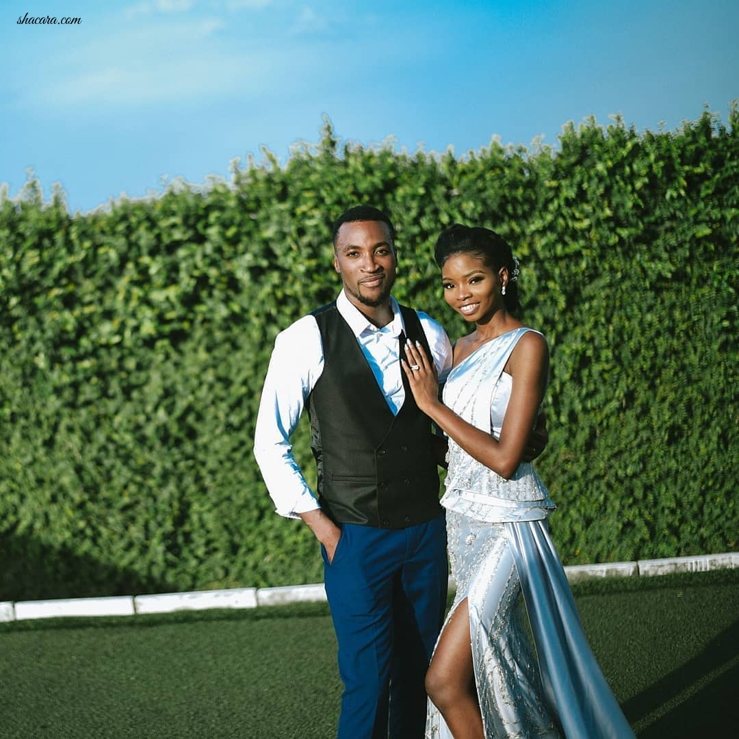 First Photos From Akah Nnani & Claire Idera’s Traditional Engagement & White Wedding
