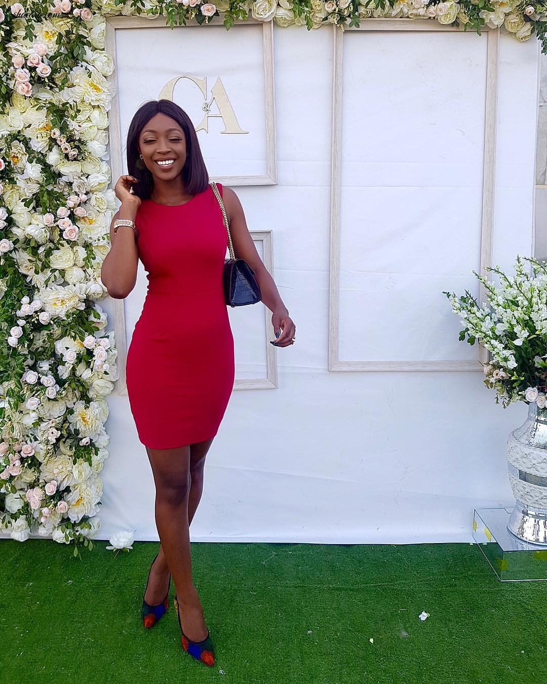 Ini Dima-Okojie, Nancy Isime, Bolanle Olukanni And More Dazzle At #AkahAndClaire’s White Wedding