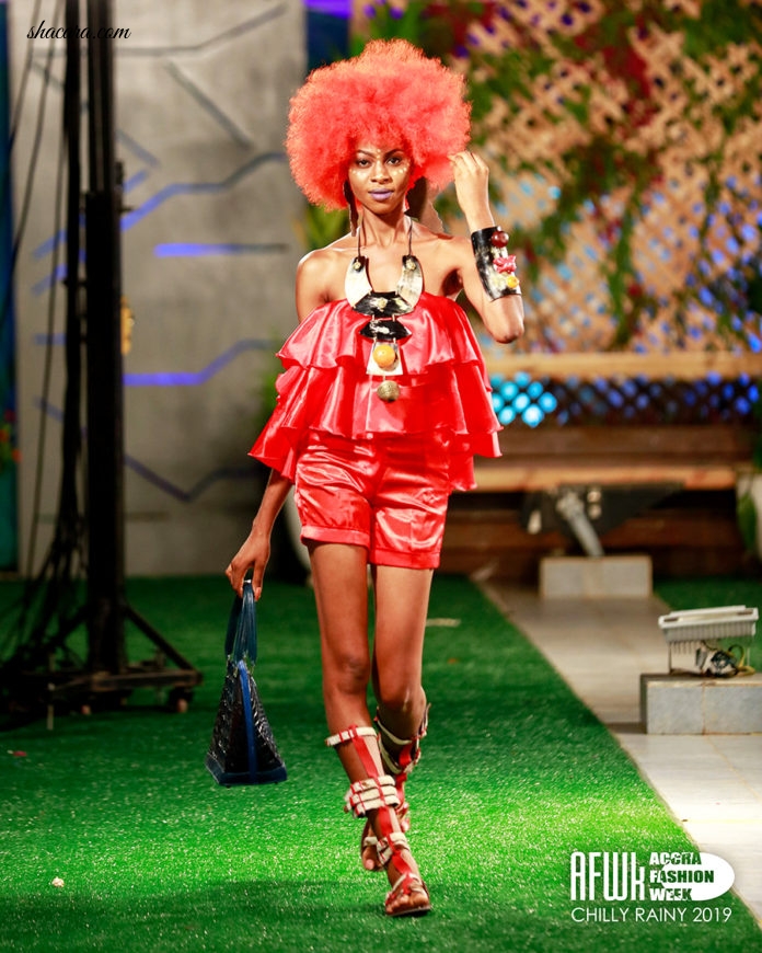 See Images Of When Akinko Lifestyle Clothing Unleashed Noella Wiyaala On Accra Fashion Week Runway