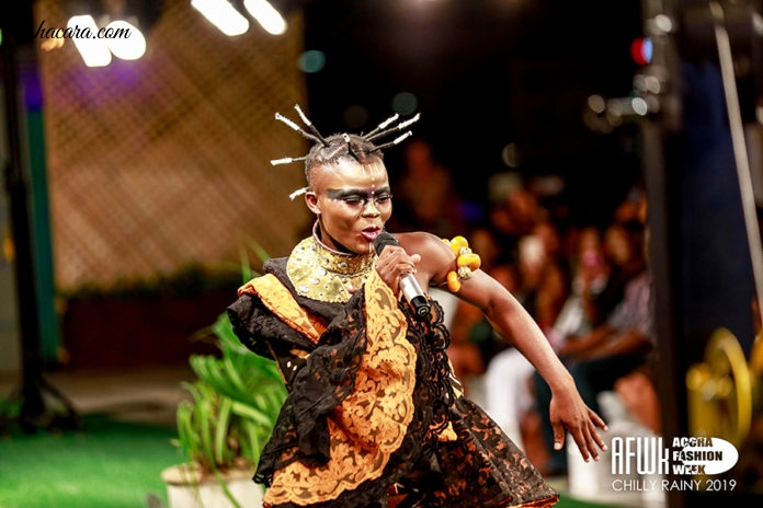 See Images Of When Akinko Lifestyle Clothing Unleashed Noella Wiyaala On Accra Fashion Week Runway