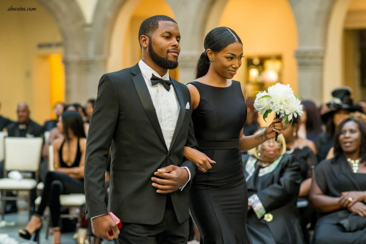 Bridal Bliss: Sydnisha and Johnathan's Black-Tie Wedding Was A Work Of Art