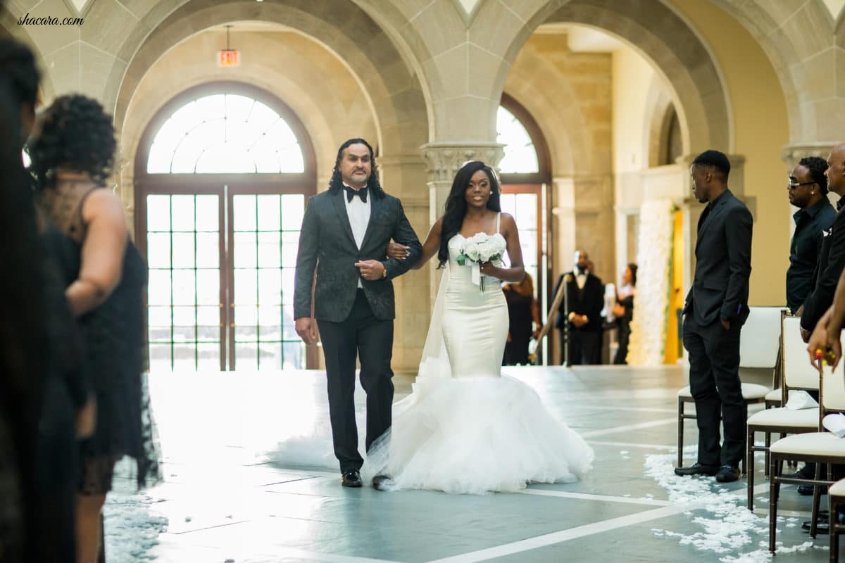 Bridal Bliss: Sydnisha and Johnathan's Black-Tie Wedding Was A Work Of Art