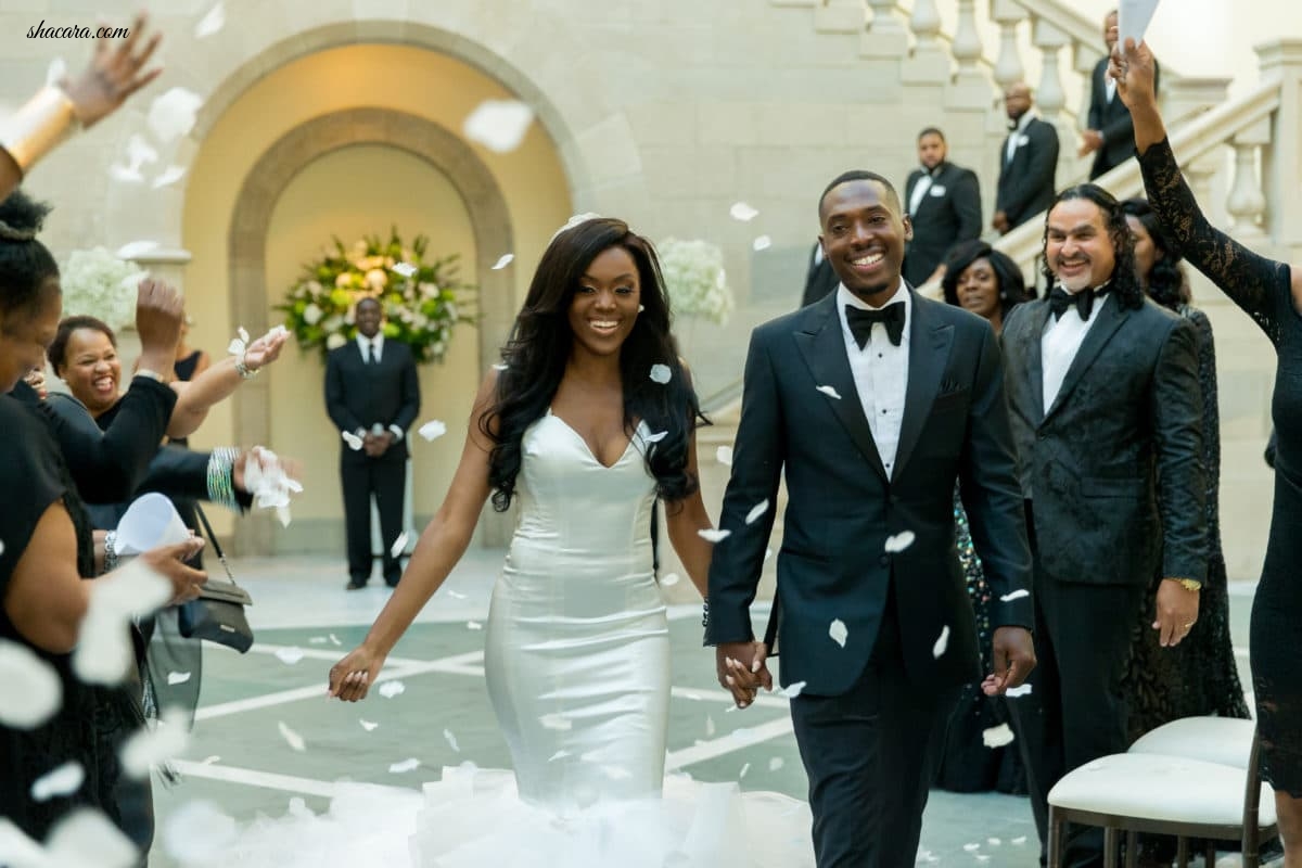 Bridal Bliss: Sydnisha and Johnathan's Black-Tie Wedding Was A Work Of Art