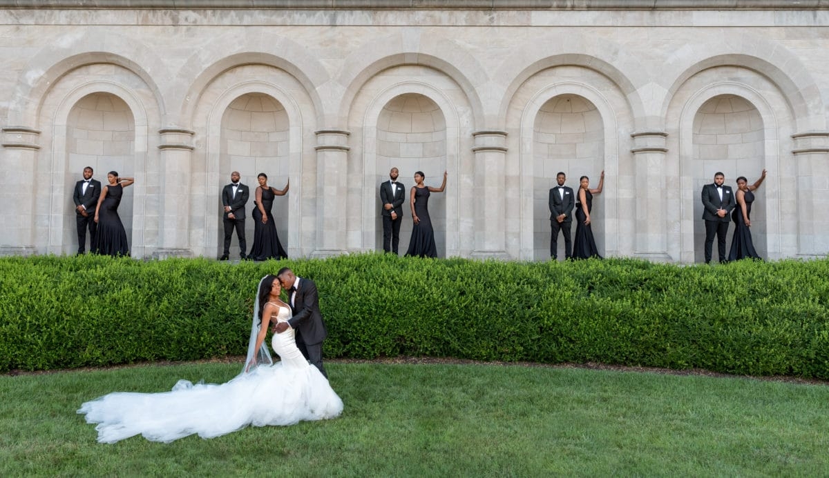 Bridal Bliss: Sydnisha and Johnathan's Black-Tie Wedding Was A Work Of Art