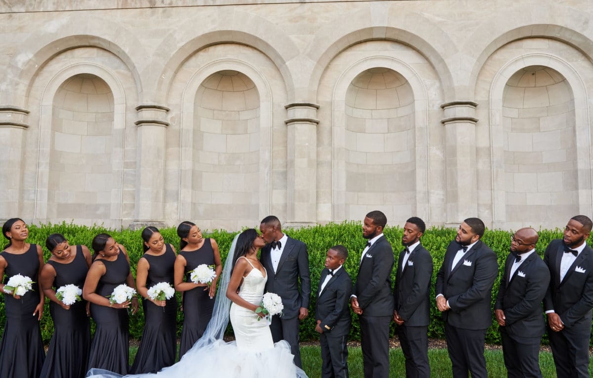 Bridal Bliss: Sydnisha and Johnathan's Black-Tie Wedding Was A Work Of Art