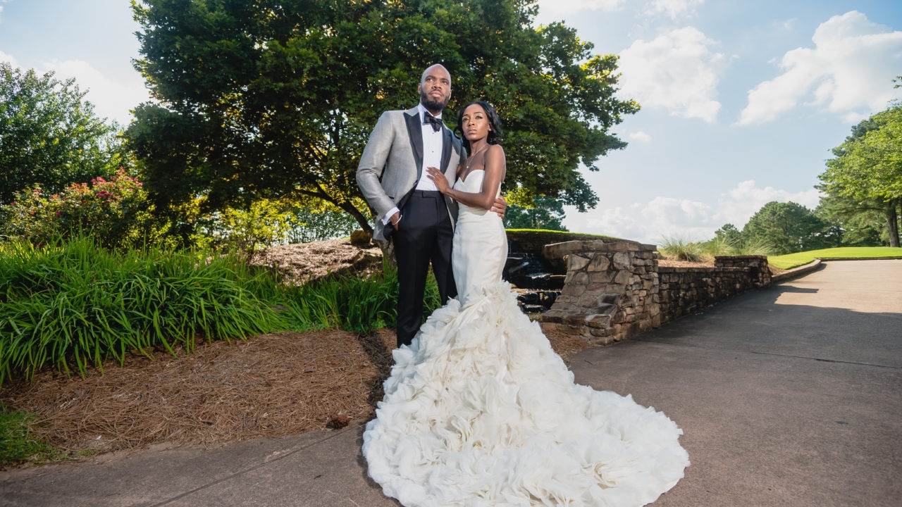 Bridal Bliss: Sydnisha and Johnathan's Black-Tie Wedding Was A Work Of Art