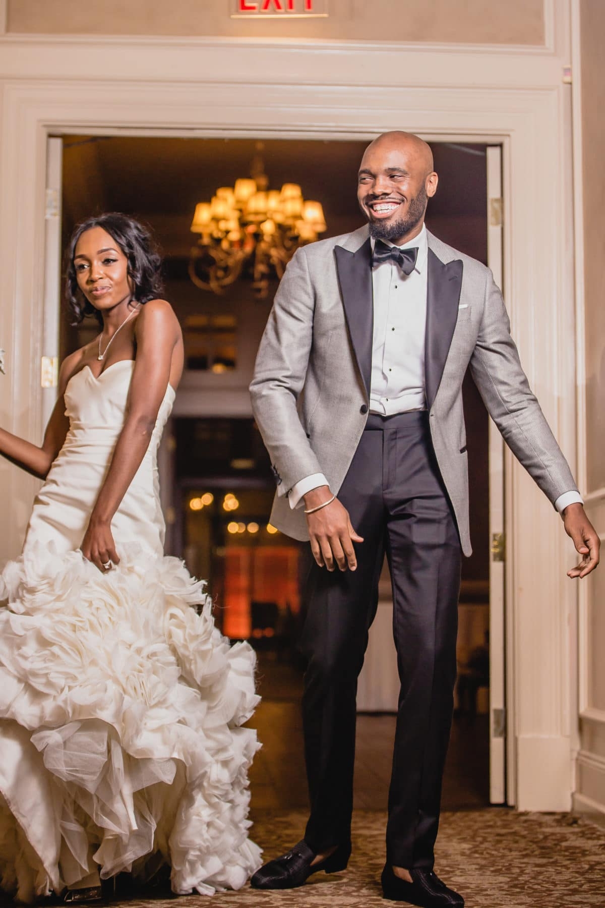 Bridal Bliss: Sydnisha and Johnathan's Black-Tie Wedding Was A Work Of Art