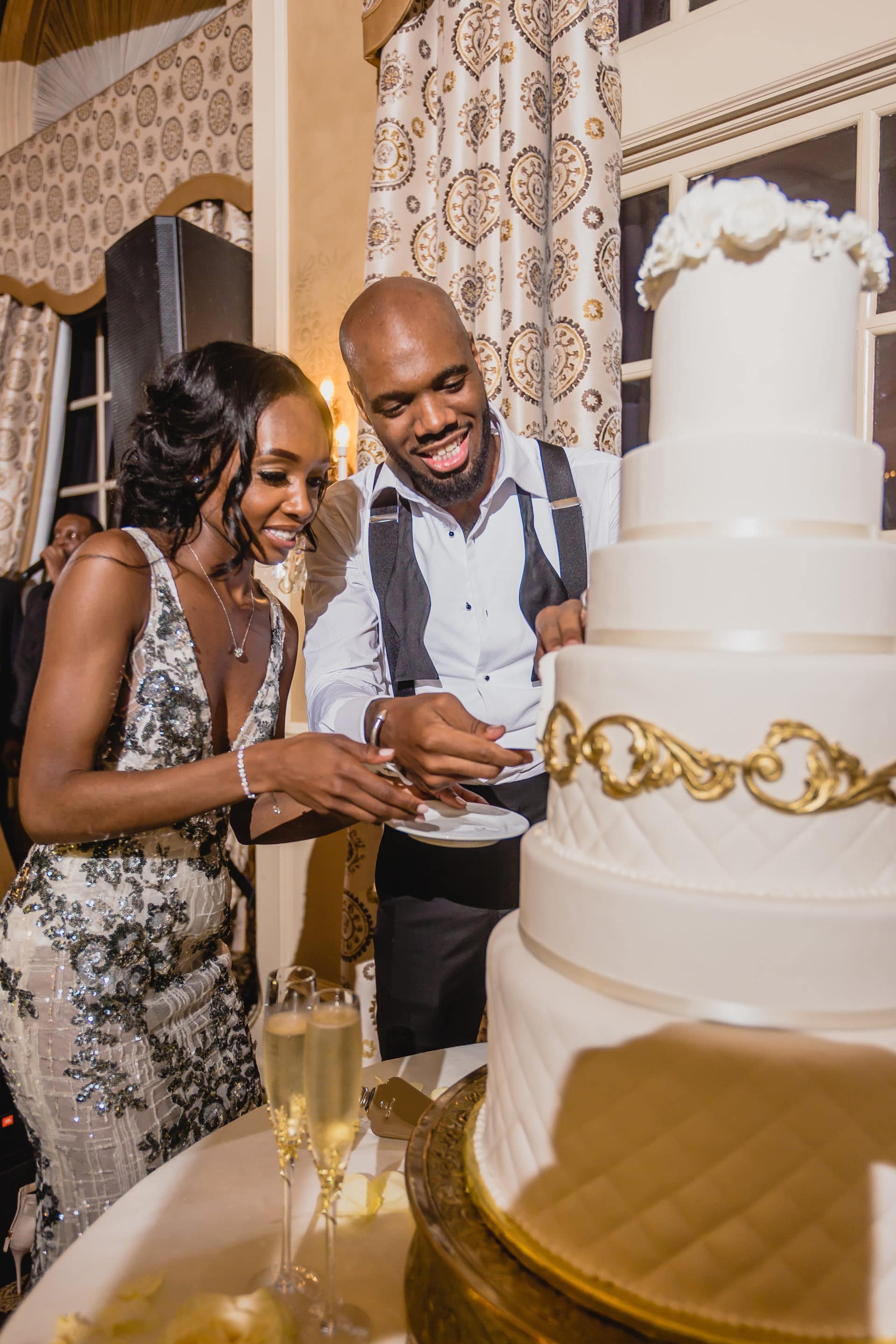 Bridal Bliss: Sydnisha and Johnathan's Black-Tie Wedding Was A Work Of Art