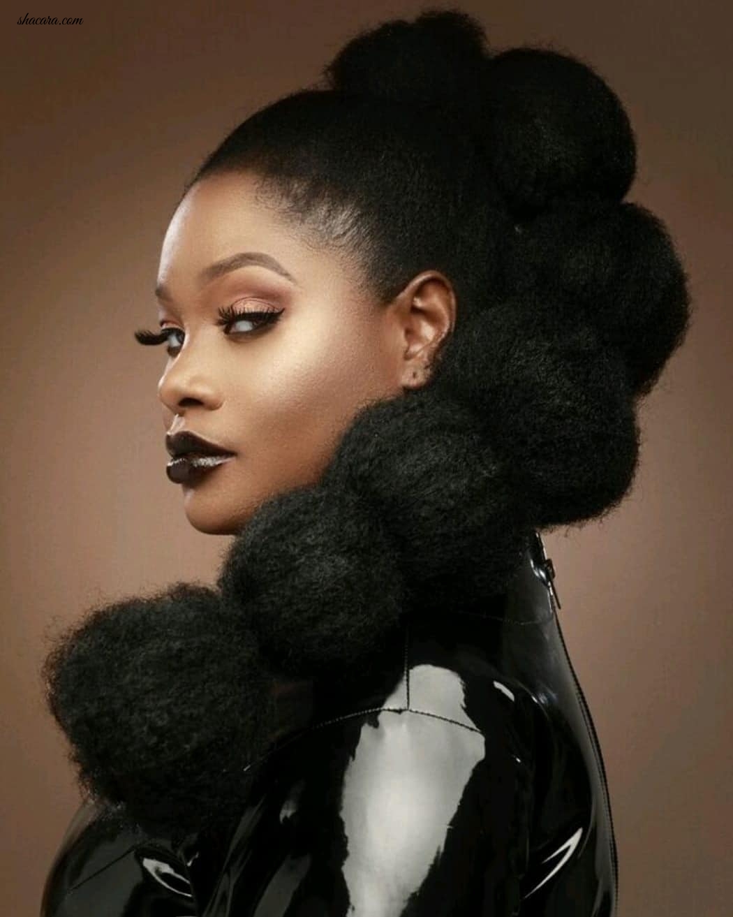 Bad Ass Momma! Tolu Oniru-Demuren Is Sizzing As She Debuts Eye-Popping PVC Look