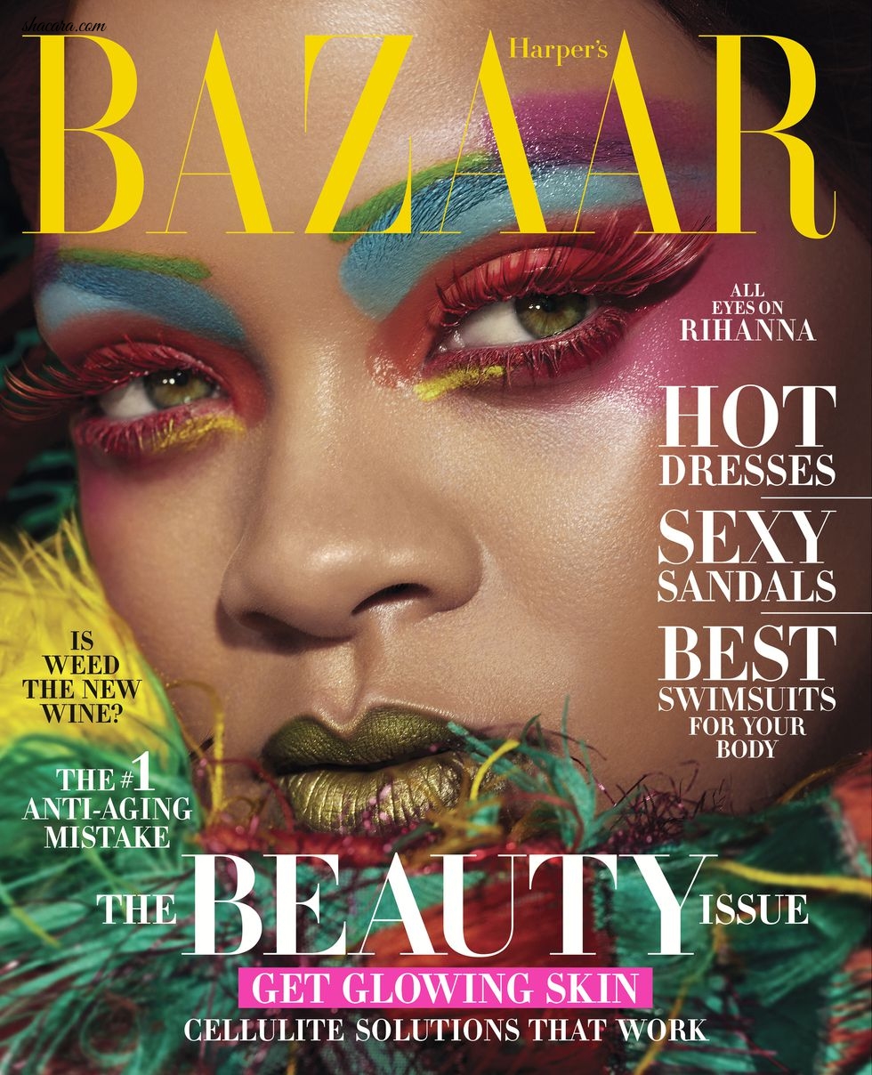 A Work Of Art! Rihanna Is An Iconic Beauty On The Latest Issue Of Harper’s Bazaar US