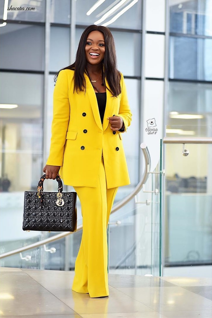 Actress Jackie Appiah Was All Business For The 2019 “SHE Summit”