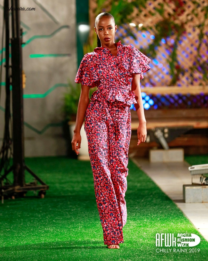 See The Well Tailored All-African Print Outfits Afre Anko Wowed Ghanaians With At Accra Fashion Week