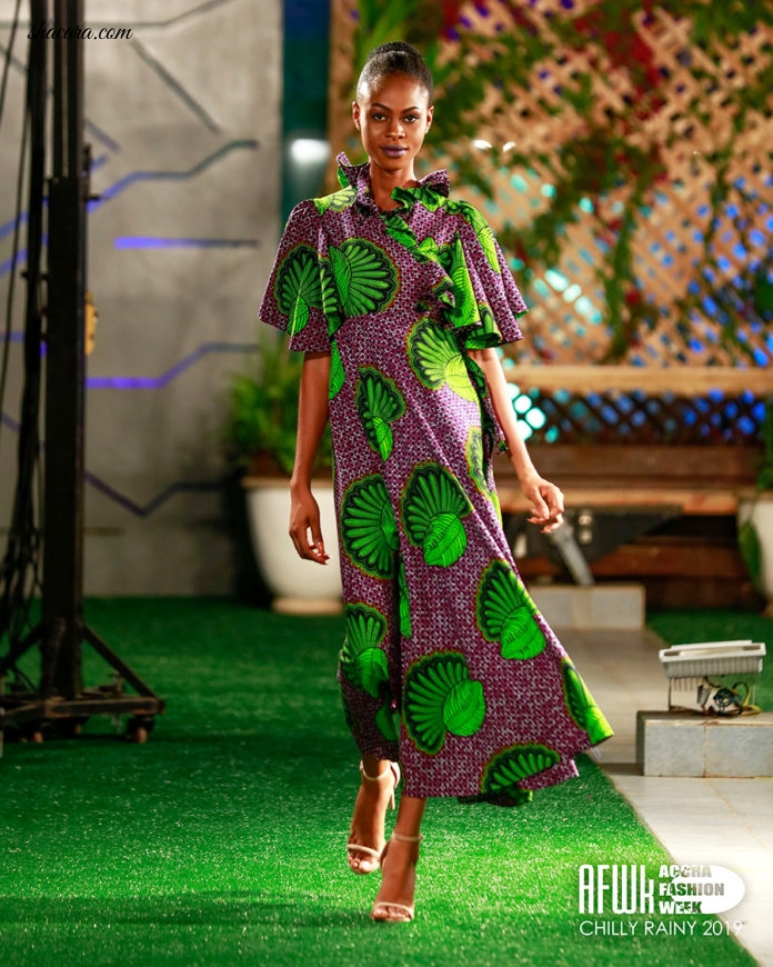 See The Well Tailored All-African Print Outfits Afre Anko Wowed Ghanaians With At Accra Fashion Week