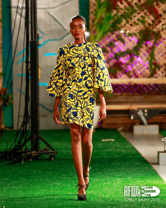 See The Well Tailored All-African Print Outfits Afre Anko Wowed Ghanaians With At Accra Fashion Week