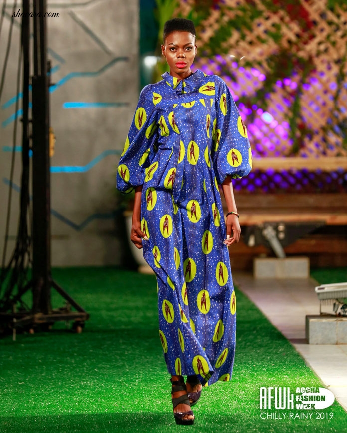 See The Well Tailored All-African Print Outfits Afre Anko Wowed Ghanaians With At Accra Fashion Week