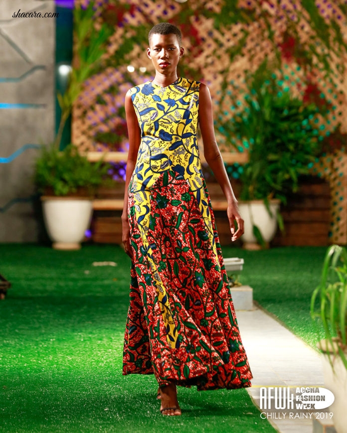 See The Well Tailored All-African Print Outfits Afre Anko Wowed Ghanaians With At Accra Fashion Week