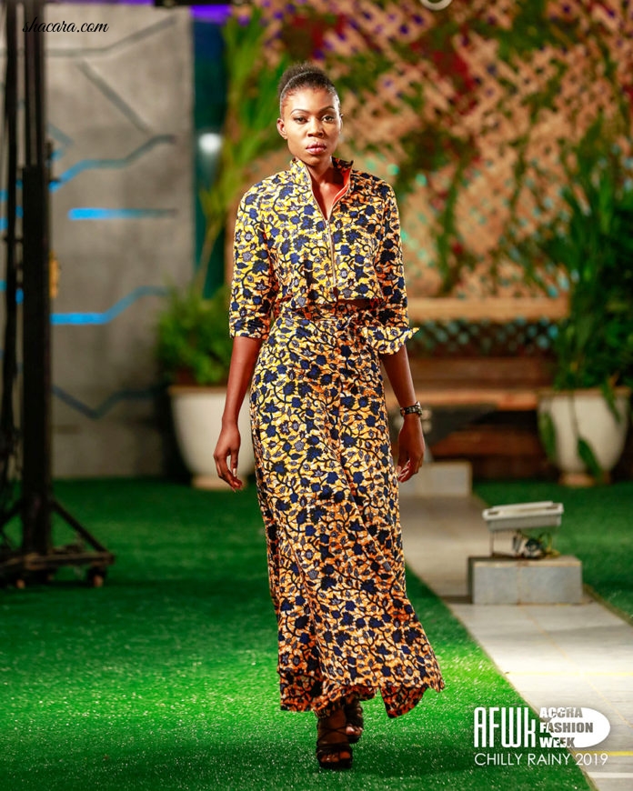 See The Well Tailored All-African Print Outfits Afre Anko Wowed Ghanaians With At Accra Fashion Week