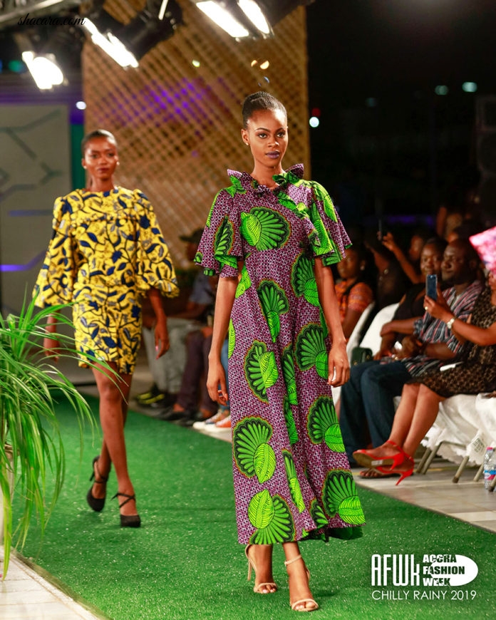 See The Well Tailored All-African Print Outfits Afre Anko Wowed Ghanaians With At Accra Fashion Week