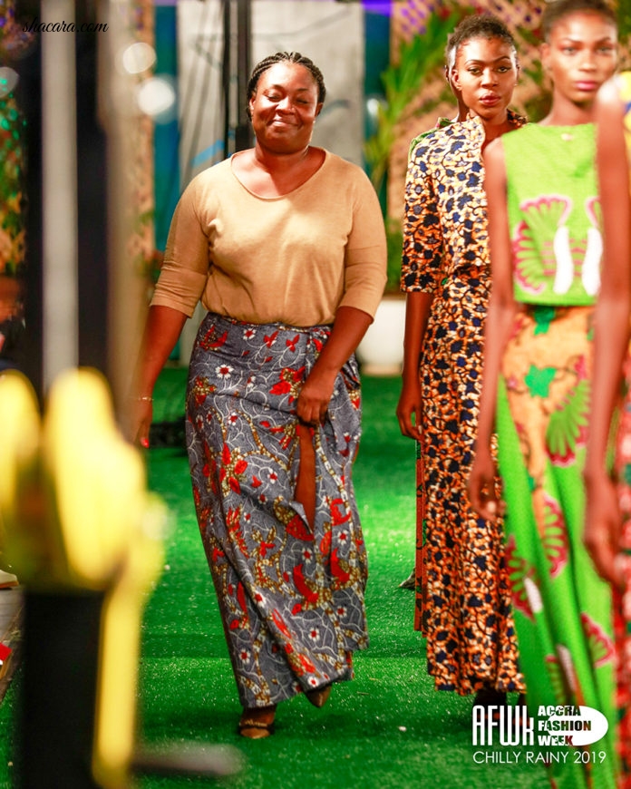See The Well Tailored All-African Print Outfits Afre Anko Wowed Ghanaians With At Accra Fashion Week