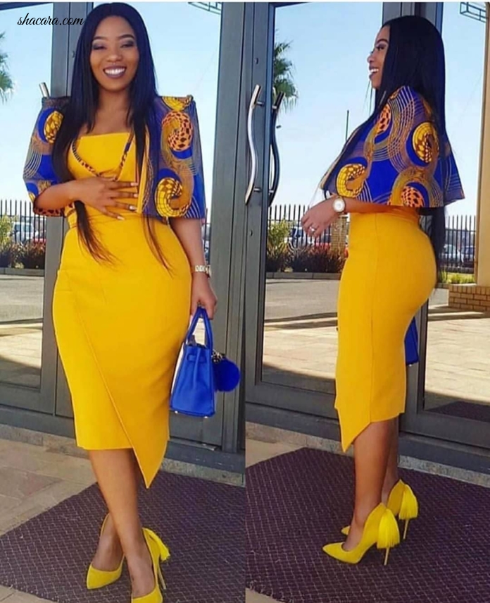 Meanwhile In The World Of African Fashion, Yellow Is Definitely The Colour Of The Summer HarmattanSeason!