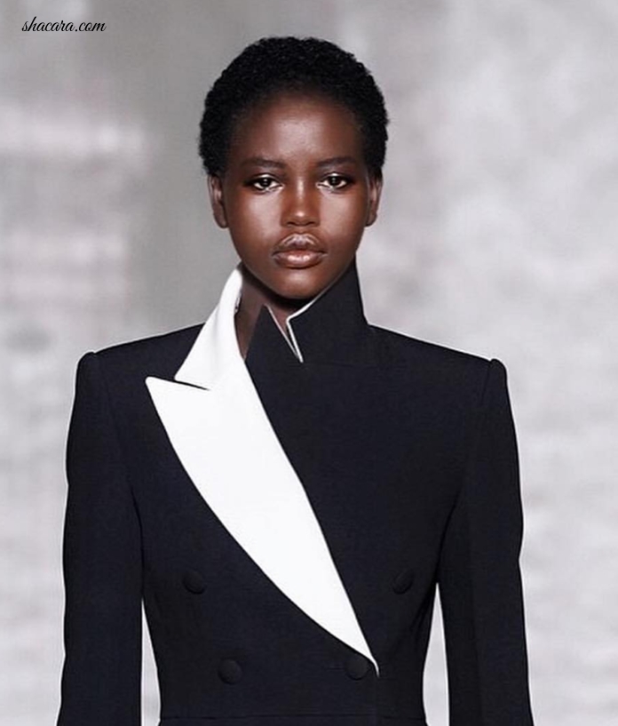 #MODELCRUSH: Today We Crush On Pics Of Adut Akech, The Dark Sudanese That Beat Gigi Hadid As Model Of The Year