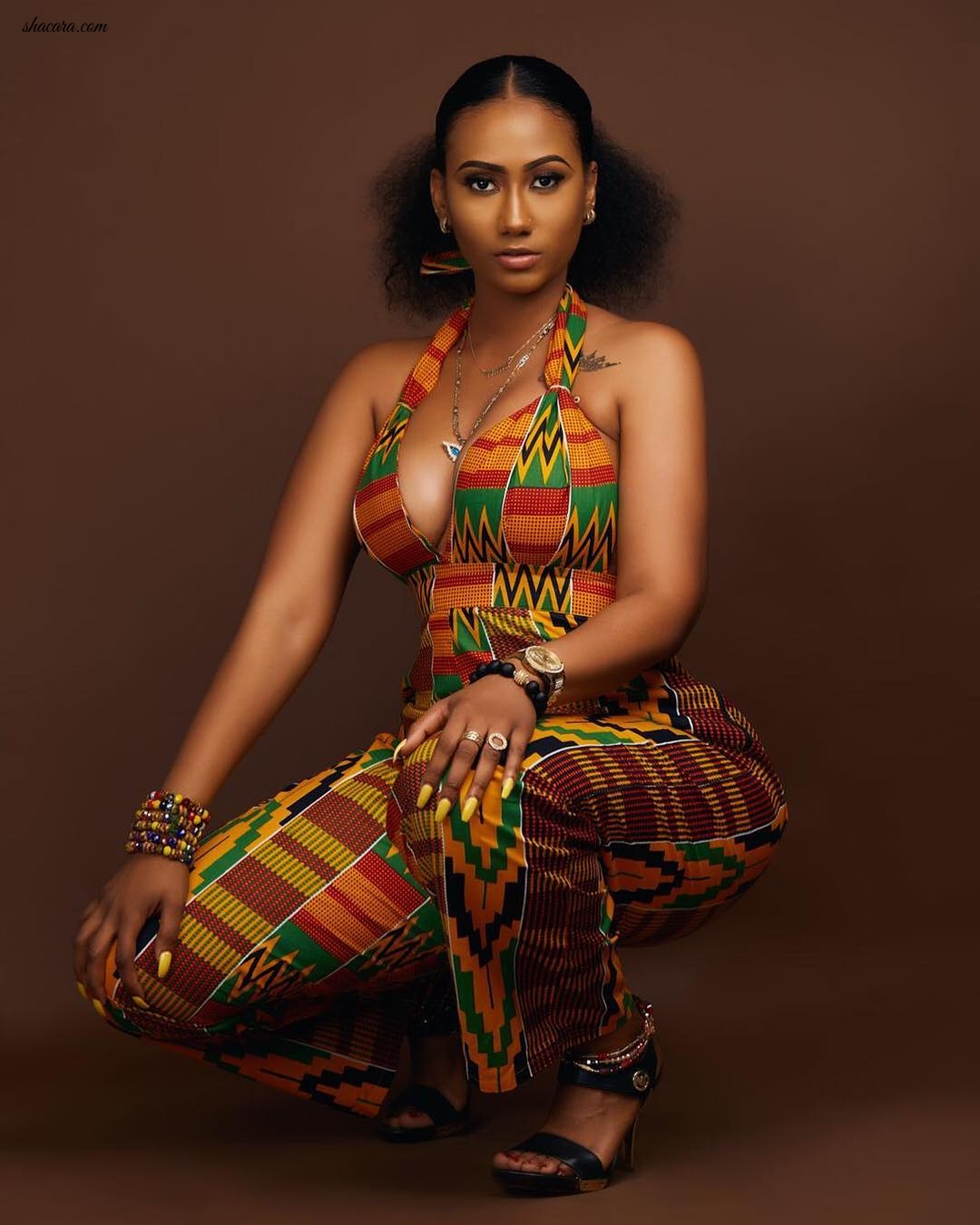 Hajia4Reall’s Is Nothing But Haute Style Sauce, See Her Best African Print Moments
