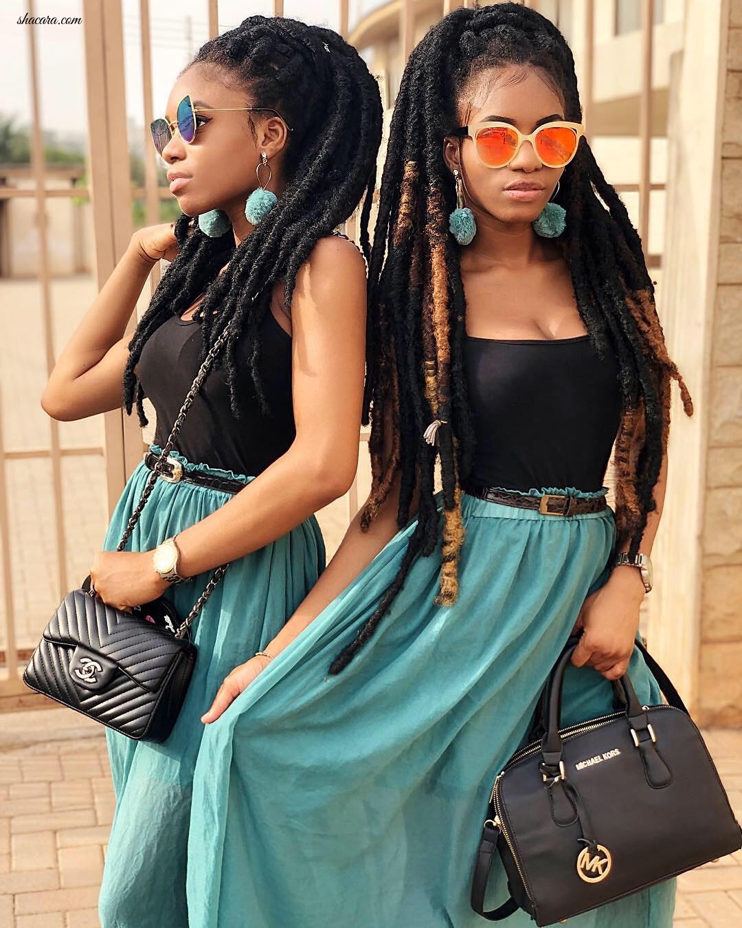 Ghana’s WW Twinz Are Redefining Bestie Goals For This Summer With Fashion Styles & Faux Locks