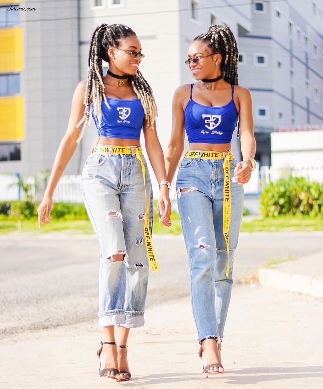 Ghana’s WW Twinz Are Redefining Bestie Goals For This Summer With Fashion Styles & Faux Locks