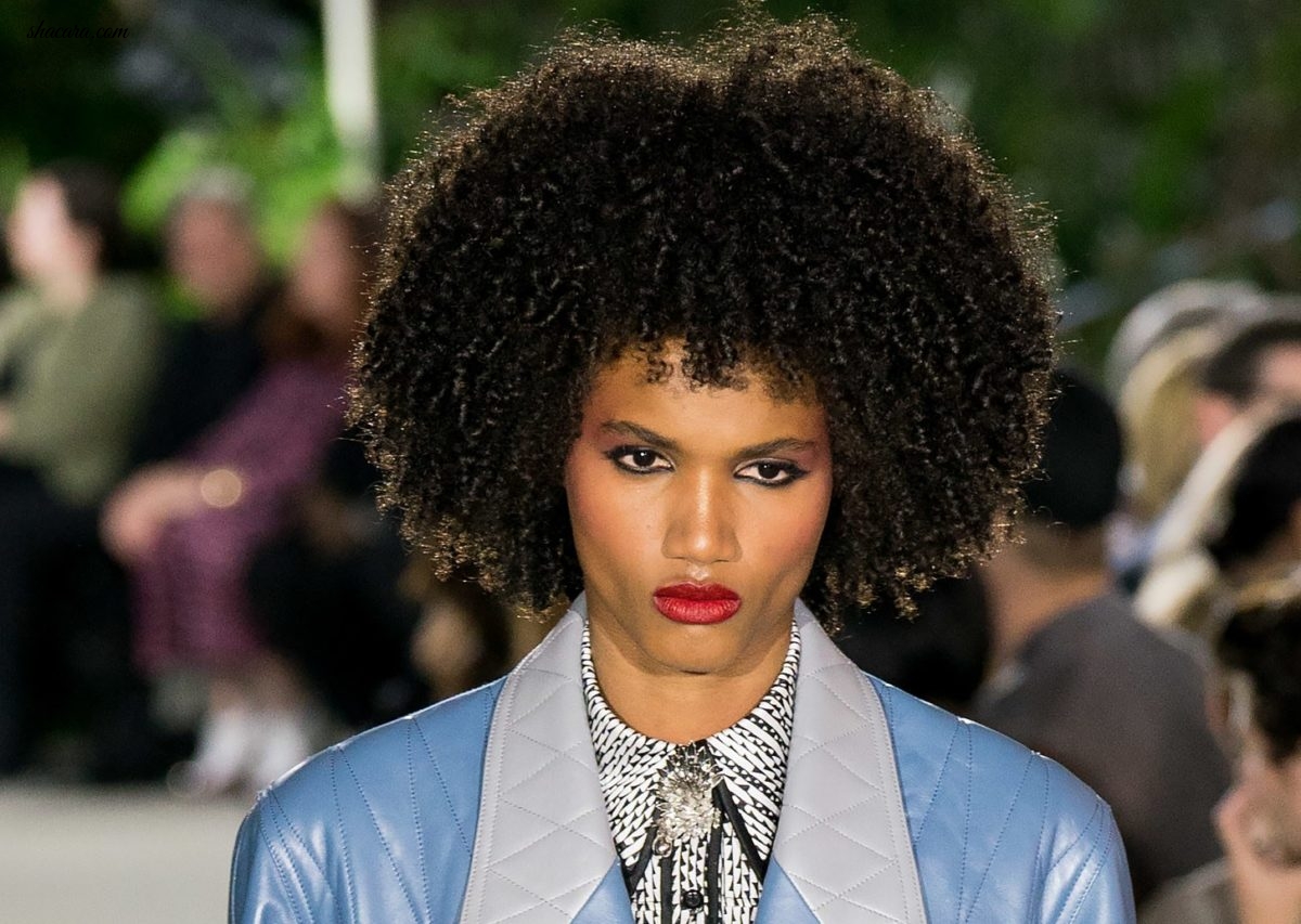 It's All About The 80s For Louis Vuitton's Resort 2020 Runway Beauty