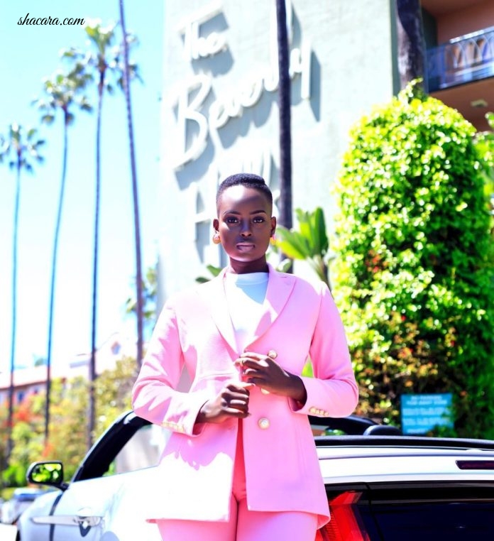 #STYLEGIRL: Ugandan Beauty Bettinah Shows Us How To Serve Pink From The Red Carpet To The Streets
