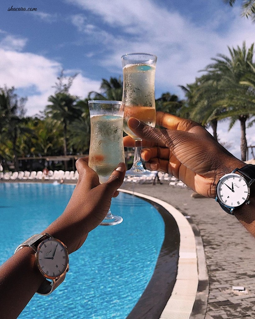 Lovey Dovey! A Glimpse At Nollywood Actor Akah Nnani & Wife Claire’s Mauritius Honeymoon