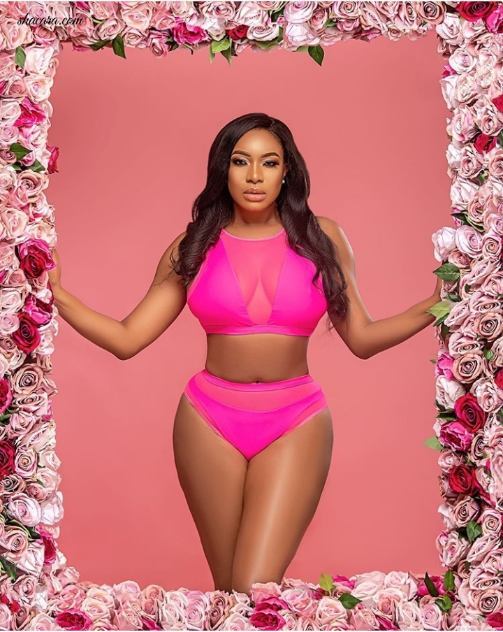 Behold! Nollywood Actress Chika Ike Flaunts Her Stunning Curves In Lingerie