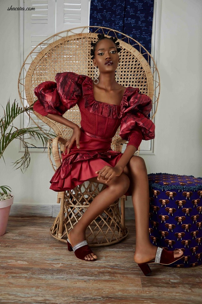 Adire, Crop Tops, Puff Sleeves! Mazelle Creates Magic In ‘Queen of the East’ Collection