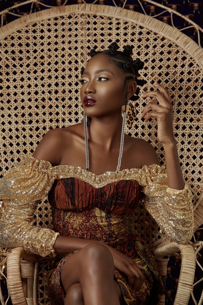 Adire, Crop Tops, Puff Sleeves! Mazelle Creates Magic In ‘Queen of the East’ Collection