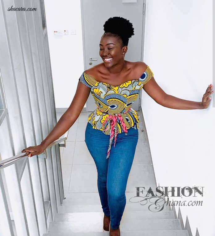 If You Are Bored Of The Usual Casual Tops, See How These Ladies Lit Up The Net Modern African Print Looks