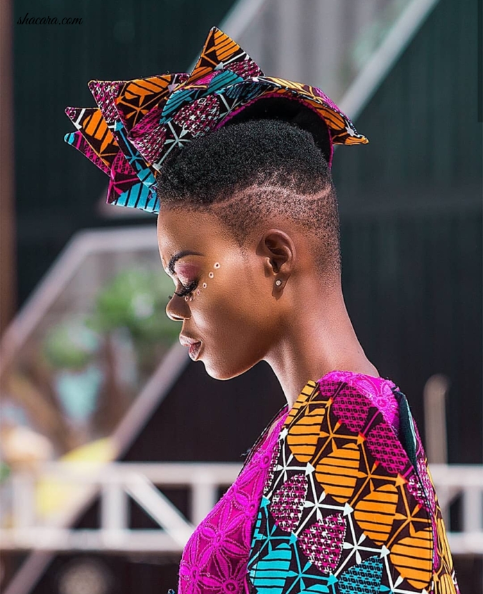 #HOTSHOTS: Beatrice Eli Steals The Show At The Wax Print Festival In This Fabulous Afro Couture Number By FD Fashion House